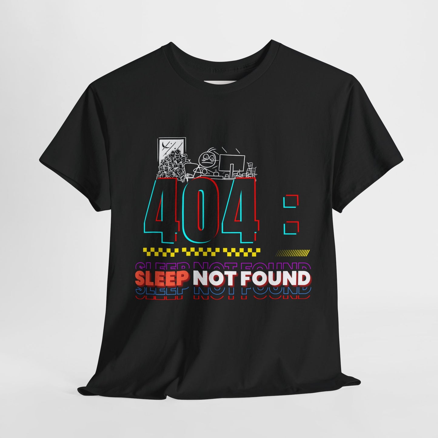 404: Sleep Not Found – Funny Minimalist T-Shirt