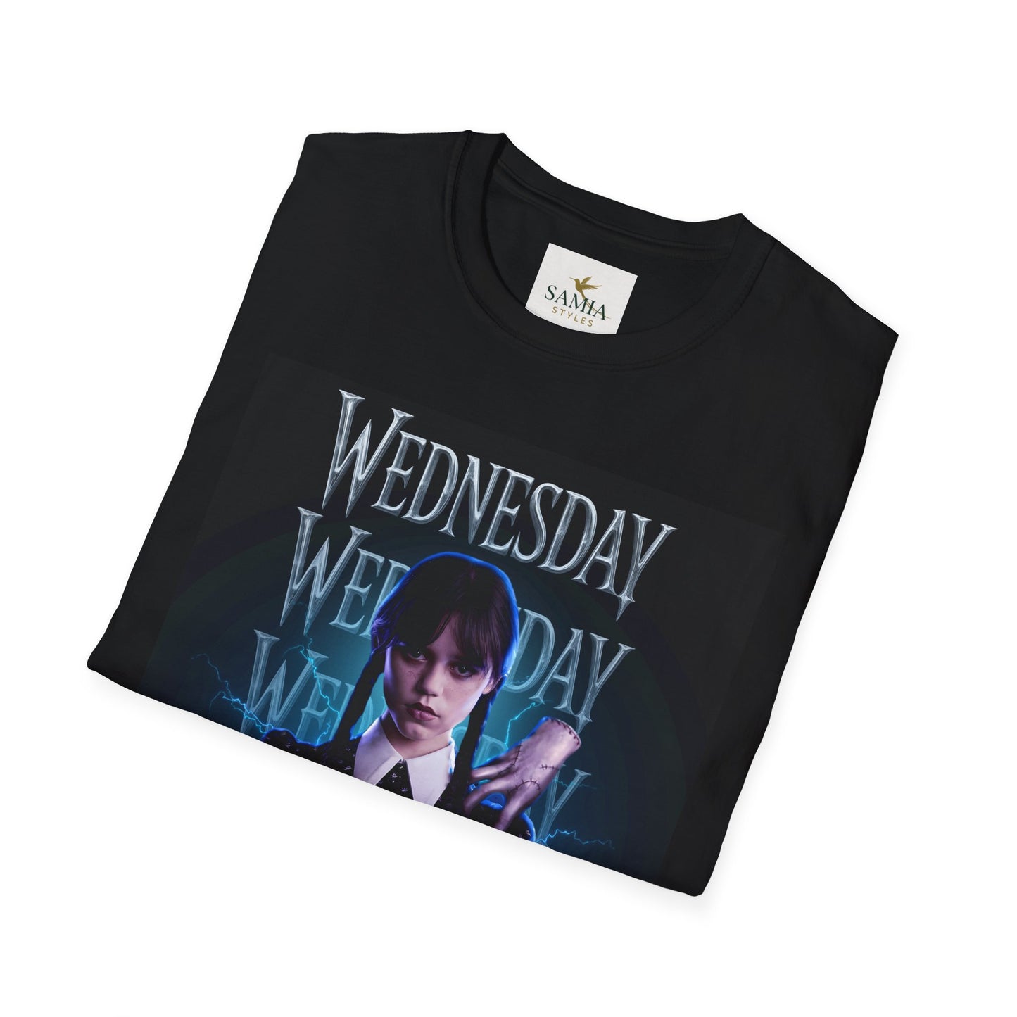 Wednesday Addams Inspired Gothic Aesthetic T-Shirt ā Dark Academia Vintage Style