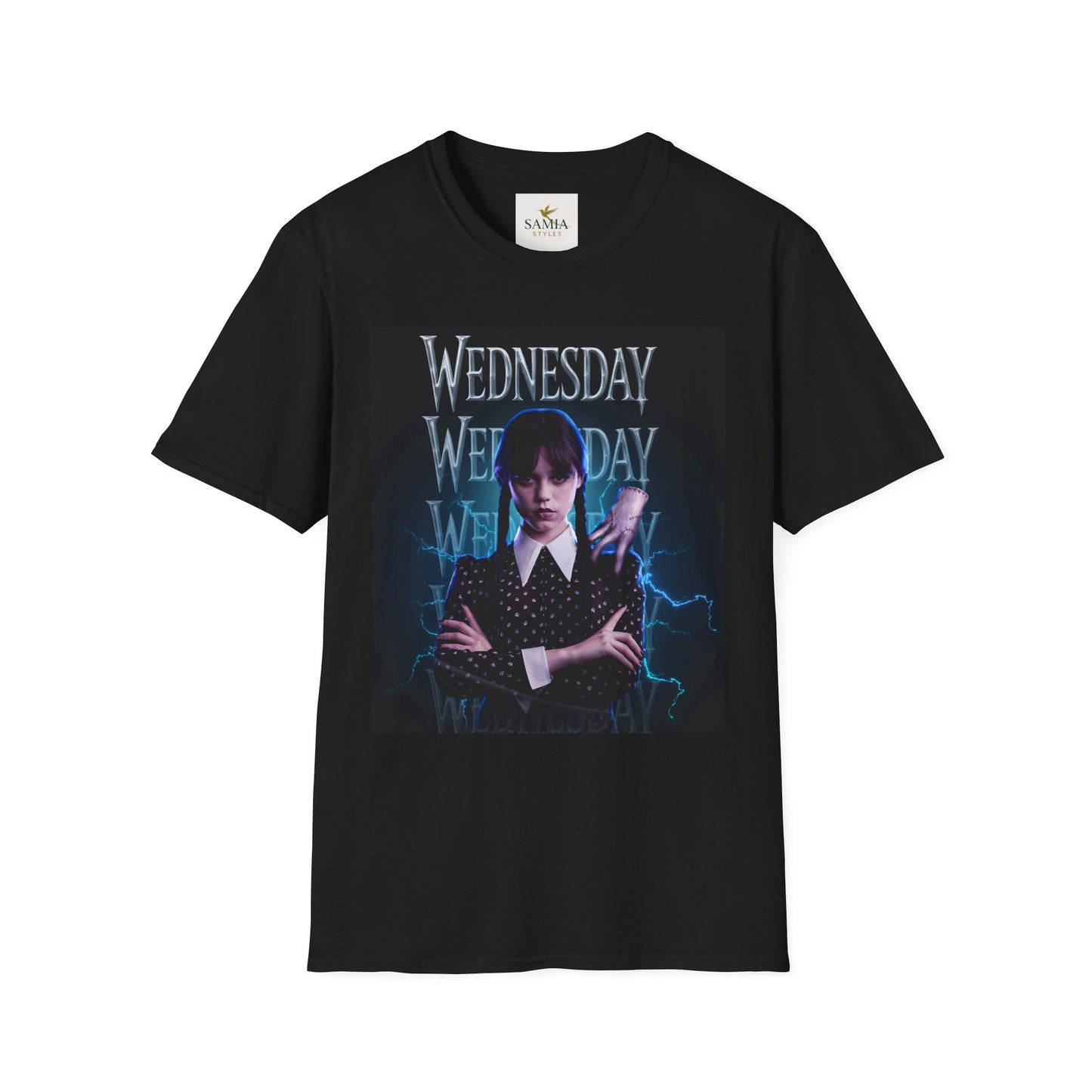 Wednesday Addams Inspired Gothic Aesthetic T-Shirt ā Dark Academia Vintage Style